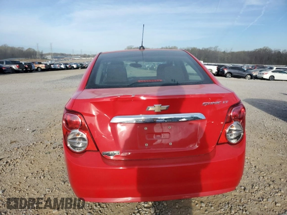 2015 Chevrolet Sonic LT with VIN 1G1JC5SHXF4213334, listed as a Copart auction lot 50563675 with 100,122 mi miles and Clean Title. Bid and sale history available at DreamBid. Image 6.