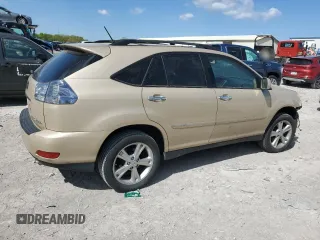 2008 Lexus RX 400h with VIN JTJGW31UX82007745, listed as a Copart auction lot 52857445 with 159,062 mi miles and Salvage Title. Bid and sale history available at DreamBid. Image 3.