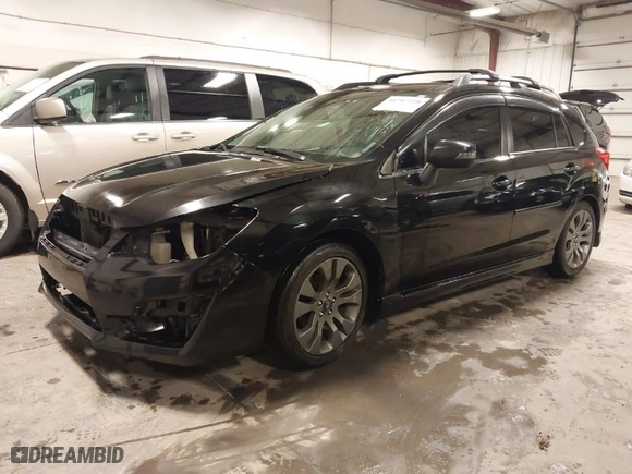 2015 Subaru Impreza Wagon 2.0i Sport Premium with VIN JF1GPAT66FH232375, listed as a IAAI auction lot 41717228 with 101,038 mi miles. Bid and sale history available at carsss.com. Image 2.