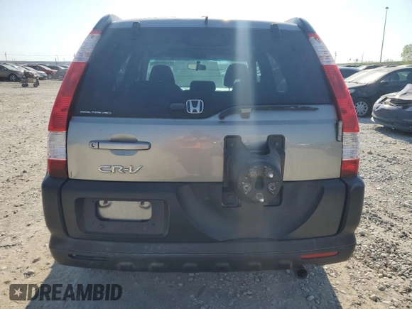 2006 Honda CR-V EX with VIN JHLRD78896C041512, listed as a Copart auction lot 51493205 with Not Provided miles and Salvage Title. Bid and sale history available at carsss.com. Image 6.