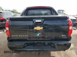 2012 Chevrolet Avalanche LTZ with VIN 3GNTKGE76CG110421, listed as a Copart auction lot 75436804 with 159,044 mi miles and Salvage Title. Bid and sale history available at DreamBid. Image 6.