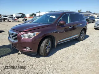2014 Infiniti QX60 Hybrid with VIN 5N1CL0MN4EC520102, listed as a Copart auction lot 46447745 with 110,158 mi miles and Salvage Title. Bid and sale history available at DreamBid. Image 1.