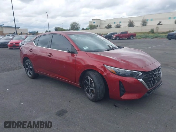 2024 Nissan Sentra SV with VIN 3N1AB8CV1RY230530, listed as a IAAI auction lot 41681613 with 34,329 mi miles and . Bid and sale history available at DreamBid. Image 1.