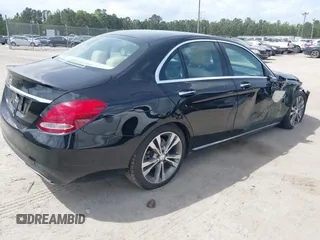 2017 Mercedes-Benz C 300 with VIN 55SWF4JB1HU190340, listed as a IAAI auction lot 41955855 with 158,810 mi miles and . Bid and sale history available at DreamBid. Image 4.