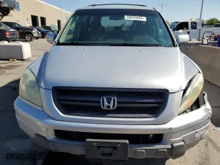 2004 Honda Pilot EX with VIN 2HKYF18644H544218, listed as a Copart auction lot 69693604 with 208,464 mi miles and Salvage Title. Bid and sale history available at carsss.com. Image 5.