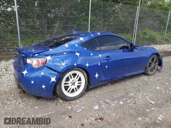 2015 Subaru BRZ Premium with VIN JF1ZCAB18F9603900, listed as a Copart auction lot 55277555 with 104,997 mi miles and Salvage title. Bid and sale history available at DreamBid. Image 3.