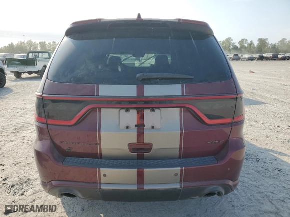 2022 Dodge Durango SRT 392 with VIN 1C4SDJGJ7NC223787, listed as a Copart auction lot 75944494 with 42,954 mi miles and Salvage Title. Bid and sale history available at carsss.com. Image 6.