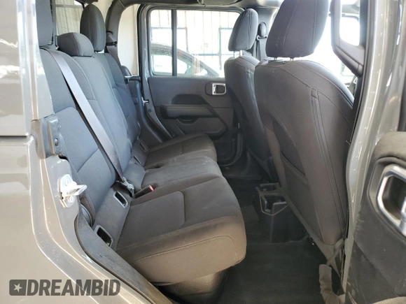 2023 Jeep Gladiator Overland with VIN 1C6HJTFG2PL542657, listed as a Copart auction lot 63384465 with 29,728 mi miles and Non repairable. Bid and sale history available at DreamBid. Image 10.