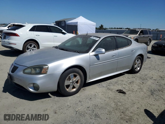 2005 Pontiac Grand Prix with VIN 2G2WP522551286641, listed as a Copart auction lot 63907535 with 148,938 mi miles and Clean title. Bid and sale history available at DreamBid. Image 1.