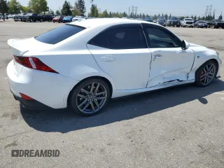 2014 Lexus IS 350 with VIN JTHBE1D20E5011942, listed as a Copart auction lot 61470345 with 90,311 mi miles and Salvage title. Bid and sale history available at DreamBid. Image 3.
