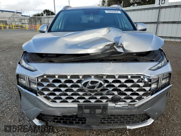 2023 Hyundai Santa Fe Hybrid SEL Premium with VIN 5NMS3DA14PH003881, listed as a Copart auction lot 72034954 with 59,021 mi miles and Salvage Title. Bid and sale history available at carsss.com. Image 5.