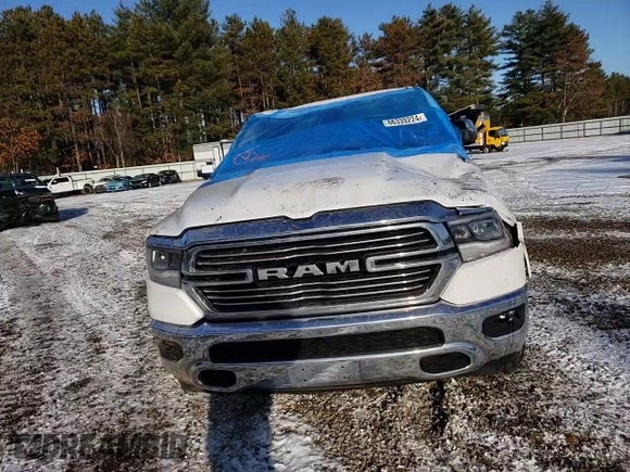 2020 Ram 1500 Laramie with VIN 1C6SRFDT6LN303837, listed as a Copart auction lot 86339224 with 87,515 mi miles and Salvage Title. Bid and sale history available at carsss.com. Image 10.