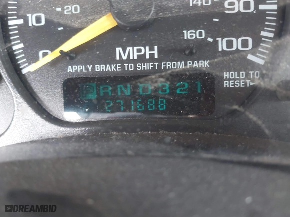2001 Chevrolet Tahoe LS with VIN 1GNEK13T11R163918, listed as a IAAI auction lot 41886220 with 271,688 mi miles. Bid and sale history available at carsss.com. Image 7.