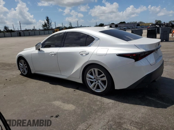 2024 Lexus IS 300 with VIN JTHCA1D27R5129489, listed as a Copart auction lot 60102655 with 6,570 mi miles and Salvage title. Bid and sale history available at DreamBid. Image 2.