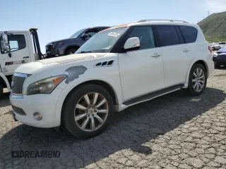 2012 Infiniti QX56 7-passenger with VIN JN8AZ2NE3C9018474, listed as a Copart auction lot 50044575 with 154,755 mi miles and Clean Title. Bid and sale history available at carsss.com. Image 1.