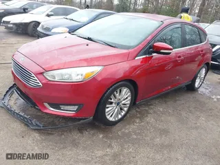 2015 Ford Focus Titanium with VIN 1FADP3N23FL248880, listed as a IAAI auction lot 41474936 with 86,245 mi miles. Bid and sale history available at carsss.com. Image 17.