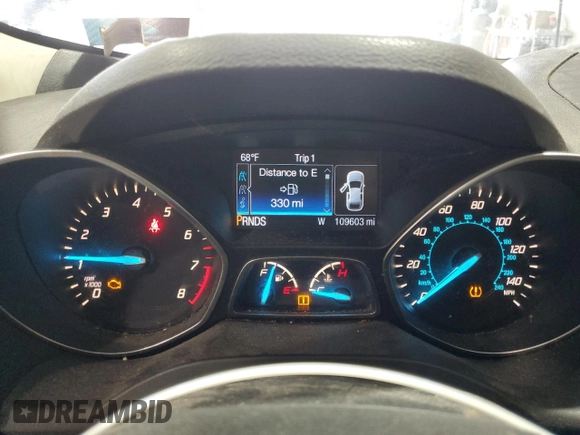 2016 Ford Escape SE with VIN 1FMCU9GX6GUA94411, listed as a Copart auction lot 53790645 with 109,603 mi miles and Clean Title. Bid and sale history available at carsss.com. Image 9.