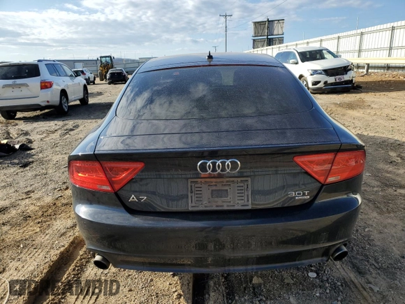 2015 Audi A7 Premium Plus with VIN WAUWGAFC2FN004203, listed as a Copart auction lot 47918255 with 156,642 mi miles and Clean title. Bid and sale history available at DreamBid. Image 6.