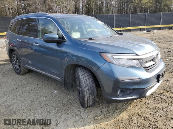 2019 Honda Pilot Touring 7-Passenger with VIN 5FNYF6H63KB094831, listed as a Copart auction lot 42200975 with 81,628 mi miles and Salvage Title. Bid and sale history available at DreamBid. Image 4.