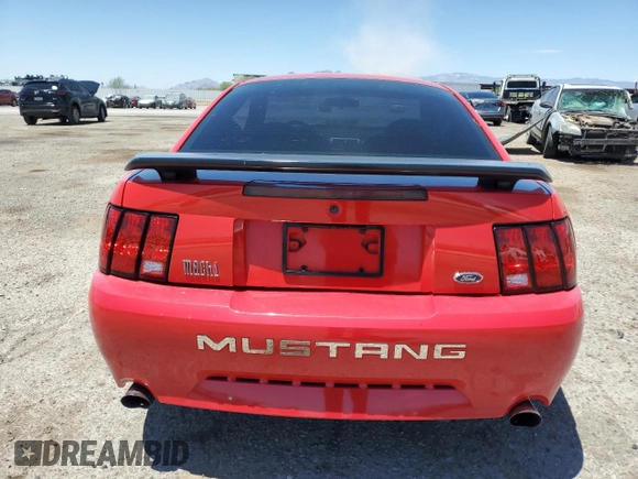 2003 Ford Mustang Premium Mach 1 with VIN 1FAFP42RX3F397779, listed as a Copart auction lot 61989145 with 99,824 mi miles and Salvage title. Bid and sale history available at DreamBid. Image 6.