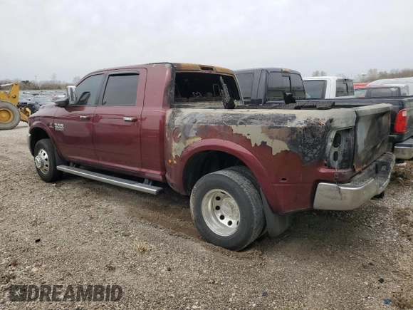 2017 Ram 3500 Laramie with VIN 3C63RRML9HG507795, listed as a Copart auction lot 51175055 with 0 mi miles and Non Repairable. Bid and sale history available at carsss.com. Image 2.