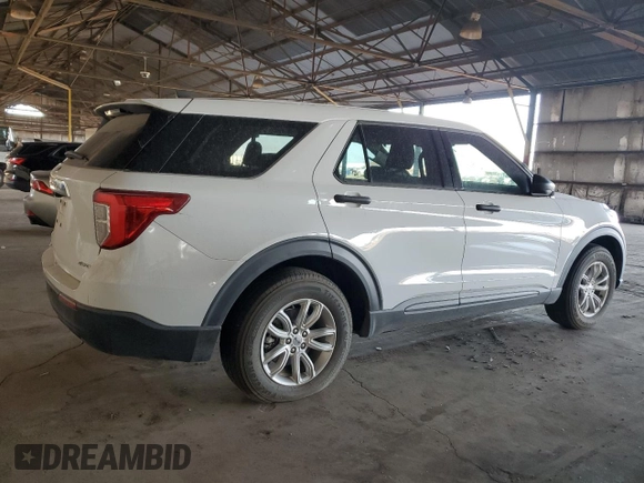 2021 Ford Explorer with VIN 1FMSK8BB8MGA72959, listed as a Copart auction lot 42185795 with 59,710 mi miles and Salvage Title. Bid and sale history available at carsss.com. Image 3.