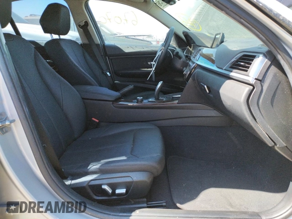 2016 BMW 3 Series 320i with VIN WBA8A9C55GK617336, listed as a Copart auction lot 57050052 with 67,070 mi miles and Clean Title. Bid and sale history available at carsss.com. Image 5.