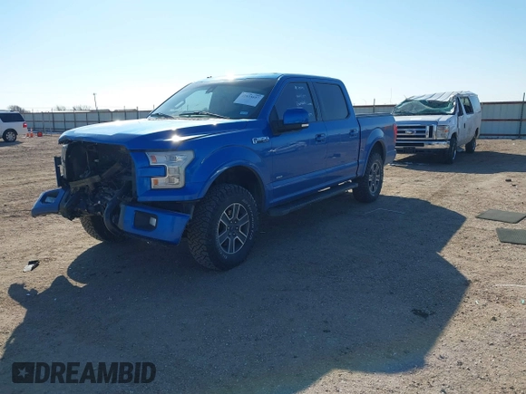 2015 Ford F-150 XLT with VIN 1FTEW1EG9FKE71674, listed as a IAAI auction lot 41635657 with 89,713 mi miles. Bid and sale history available at carsss.com. Image 2.