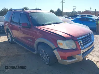 2006 Ford Explorer Eddie Bauer with VIN 1FMEU74E46ZA08420, listed as a IAAI auction lot 41855139 with 224,268 mi miles. Bid and sale history available at carsss.com. Image 1.