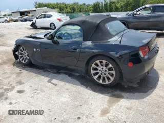 2008 BMW Z4 3.0si with VIN 4USBU53528LX85630, listed as a Copart auction lot 61742225 with 187,180 mi miles and Salvage title. Bid and sale history available at DreamBid. Image 2.