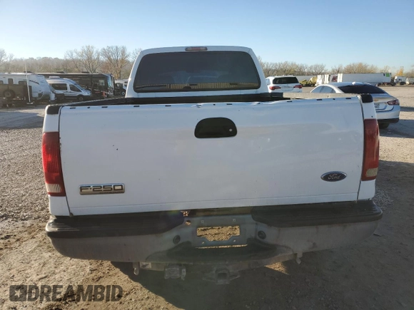2007 Ford Super Duty F-250 XL with VIN 1FTSW21597EA72969, listed as a Copart auction lot 80543904 with 162,307 mi miles and Salvage Title. Bid and sale history available at carsss.com. Image 6.