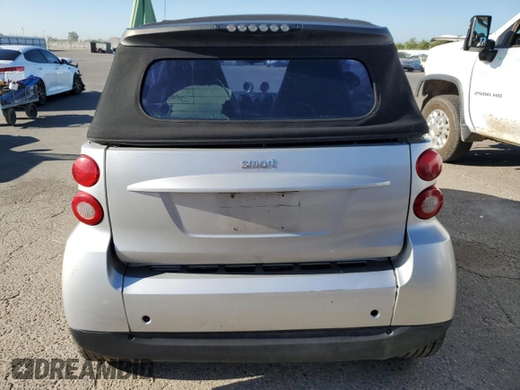 2009 Smart fortwo Passion with VIN WMEEK31X49K302911, listed as a Copart auction lot 63496915 with 44,047 mi miles and Salvage title. Bid and sale history available at DreamBid. Image 6.