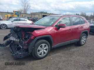 2019 Toyota RAV4 LE with VIN JTMG1RFV2KD005523, listed as a IAAI auction lot 41910005 with 64,119 mi miles. Bid and sale history available at carsss.com. Image 2.