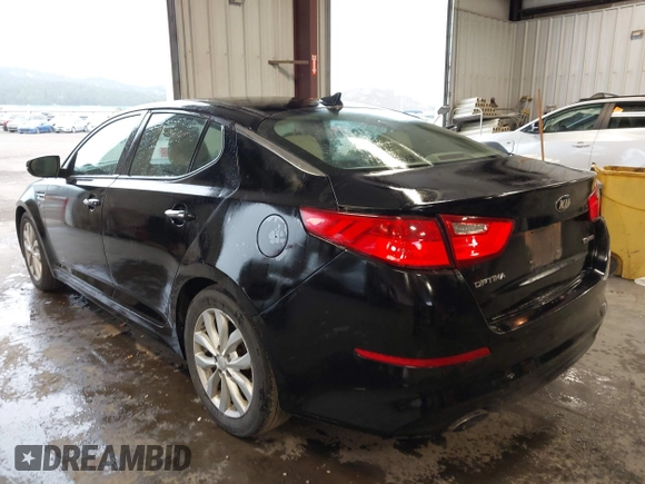 2014 Kia Optima EX z VIN 5XXGN4A75EG339104, wystawiony jako IAAI lot #42311979 z przebiegiem 115 119 mil mil oraz . Historia ofert i sprzedaży dostępna na DreamBid. Obrazek 3.