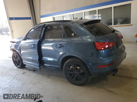 2016 Audi Q3 Premium Plus with VIN WA1EFCFS1GR019428, listed as a Copart auction lot 51129845 with 99,221 mi miles and Salvage Title. Bid and sale history available at carsss.com. Image 2.