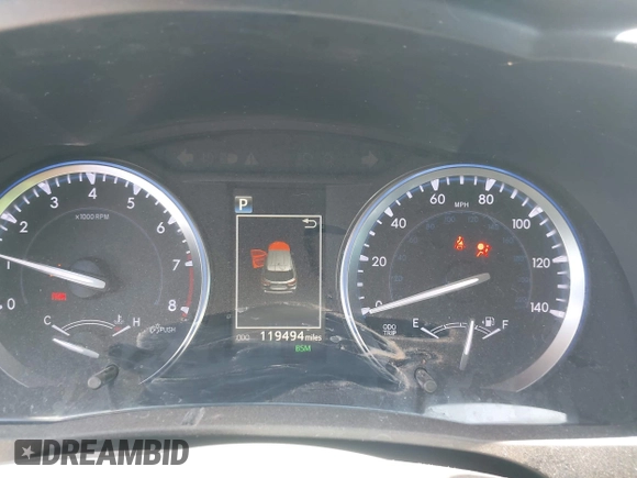 2017 Toyota Highlander XLE with VIN 5TDKZRFH1HS511984, listed as a IAAI auction lot 41948237 with 119,494 mi miles and . Bid and sale history available at DreamBid. Image 7.