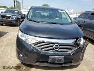 2015 Nissan Quest SV with VIN JN8AE2KP9F9128046, listed as a Copart auction lot 57062404 with 122,078 mi miles and Salvage Title. Bid and sale history available at carsss.com. Image 5.
