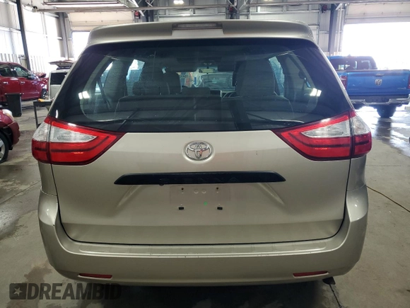 2015 Toyota Sienna L with VIN 5TDZK3DC1FS598628, listed as a Copart auction lot 54139805 with 113,364 mi miles and Salvage title. Bid and sale history available at DreamBid. Image 6.