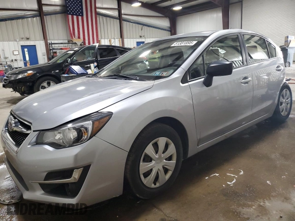 2016 Subaru Impreza z VIN JF1GJAA69GH005770, wystawiony jako Copart lot #51381895 z przebiegiem 52 000 mil mil oraz Szkoda całkowita • Salvage title. Historia ofert i sprzedaży dostępna na DreamBid. Obrazek 1.