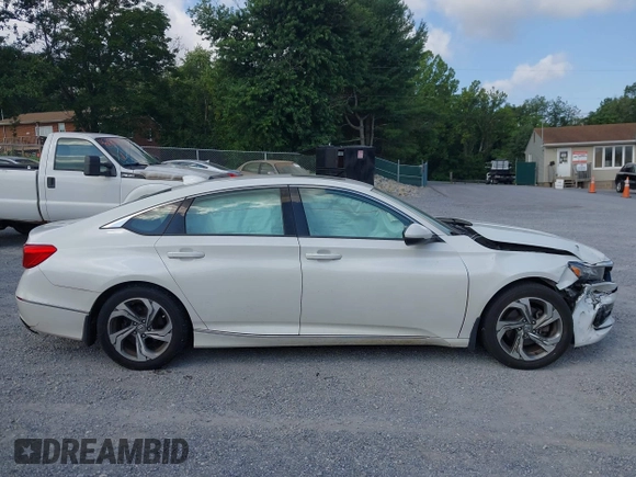 2018 Honda Accord EX-L with VIN 1HGCV1F55JA240858, listed as a IAAI auction lot 42816585 with 75,318 mi miles and . Bid and sale history available at DreamBid. Image 14.