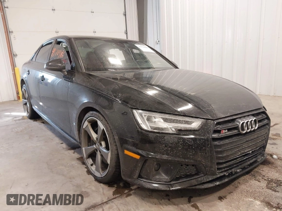 2019 Audi S4 Premium Plus z VIN WAUB4AF40KA100915, wystawiony jako IAAI lot #41578486 z przebiegiem 47 331 mil mil oraz . Historia ofert i sprzedaży dostępna na DreamBid. Obrazek 1.