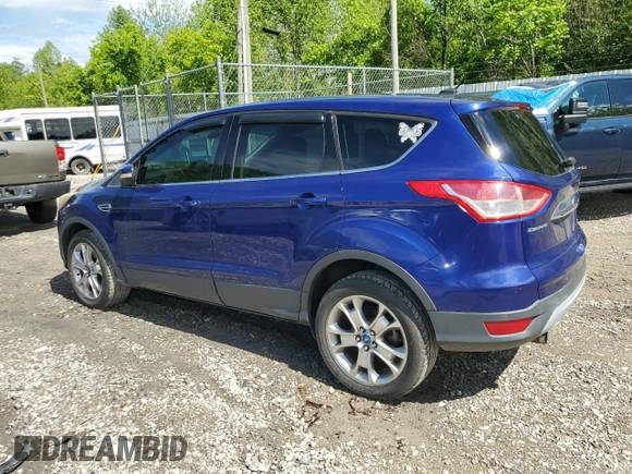 2013 Ford Escape SEL z VIN 1FMCU9HX7DUB98268, wystawiony jako Copart lot #55469915 z przebiegiem 123 619 mil mil oraz Szkoda całkowita • Salvage title. Historia ofert i sprzedaży dostępna na DreamBid. Obrazek 2.