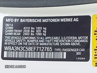 2014 BMW 4 Series 428i z VIN WBA3N3C58EF712765, wystawiony jako IAAI lot #41556781 z przebiegiem 73 901 mil mil oraz . Historia ofert i sprzedaży dostępna na DreamBid. Obrazek 9.