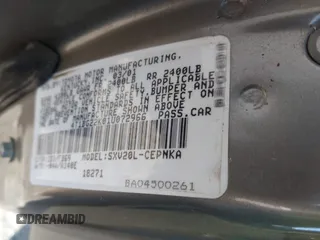 2001 Toyota Camry CE with VIN 4T1BG22K01U072966, listed as a IAAI auction lot 41985720 with 161,273 mi miles and . Bid and sale history available at carsss.com. Image 9.