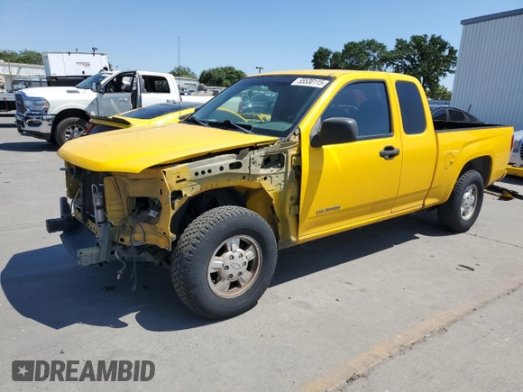 2005 Chevrolet Colorado LS ZQ8 z VIN 1GCCS196158282520, wystawiony jako Copart lot #55530115 z przebiegiem 137 407 mil mil oraz Szkoda całkowita • Salvage title. Historia ofert i sprzedaży dostępna na DreamBid. Obrazek 1.