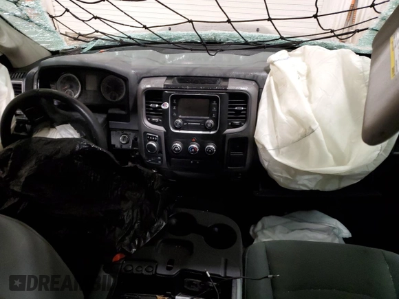 2018 Ram 1500 Express with VIN 1C6RR7FTXJS242136, listed as a Copart auction lot 43618905 with 0 mi miles and Salvage Title. Bid and sale history available at carsss.com. Image 8.