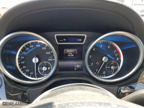 2016 Mercedes-Benz GL with VIN 4JGDF6EE4GA700773, listed as a Copart auction lot 57090524 with 75,739 mi miles and Salvage Title. Bid and sale history available at carsss.com. Image 9.