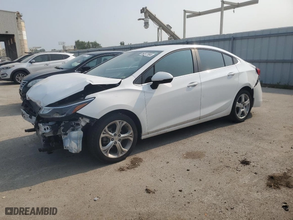 2019 Chevrolet Cruze Premier with VIN 1G1BF5SM4K7101257, listed as a Copart auction lot 64377994 with 120,813 mi miles and Salvage Title. Bid and sale history available at carsss.com. Image 1.