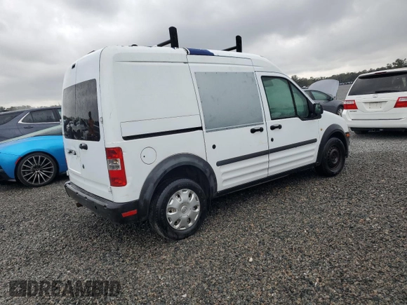 2013 Ford Transit Connect XL with VIN NM0LS6AN9DT140764, listed as a Copart auction lot 64703595 with 199,454 mi miles and Salvage title. Bid and sale history available at DreamBid. Image 3.