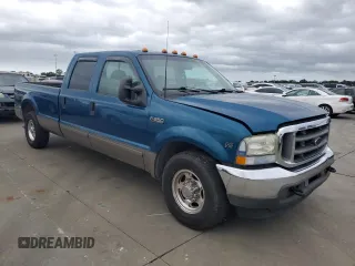 2002 Ford Super Duty F-250 XL with VIN 1FTNW20S42EA35244, listed as a Copart auction lot 74455194 with Not Provided miles and Non Repairable. Bid and sale history available at carsss.com. Image 4.